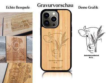 INDIVIDUEL iPhone 15 Pro bambou plastique